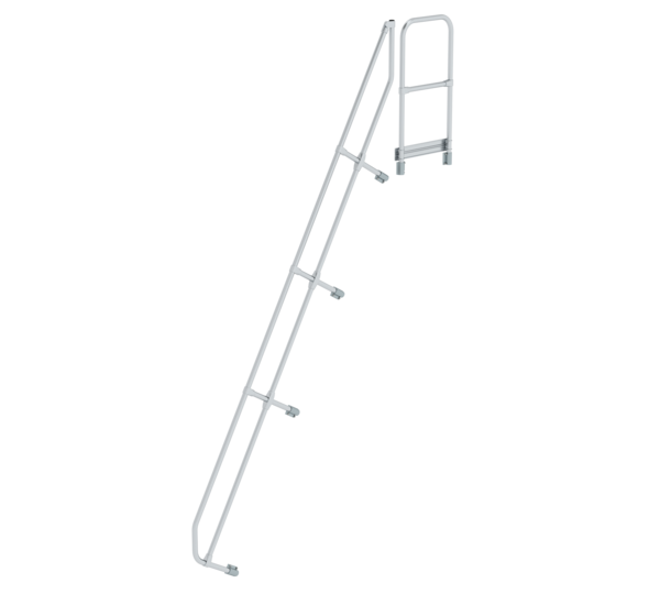 Stairs w. plat. 60° 2nd handrail for 14 steps, 60° | © MUNK GmbH