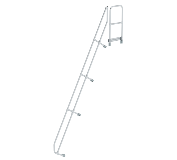 Stairs w. plat. 60° 2nd handrail for 15 steps, 60° | © MUNK GmbH