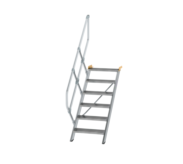 Treppe 45° St.br. 600 mm, 6 St., Alu ger. | © MUNK GmbH