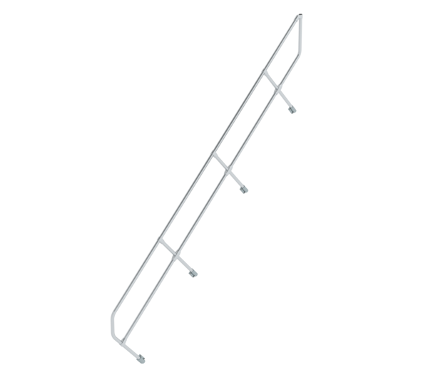 Second handrail for stairs 45°, 14 steps | © MUNK GmbH
