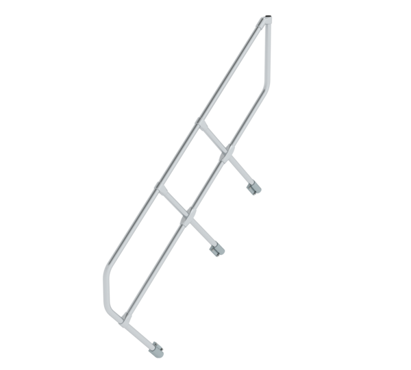 Second handrail for stairs 45°, 6 steps | © MUNK GmbH
