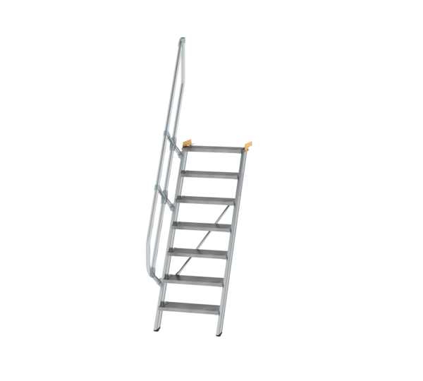 Treppe 60° St.br. 600 mm, 7 St., Alu ger. | © MUNK GmbH