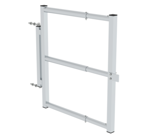 Safety door telescopic for platform width 800 mm | © MUNK GmbH