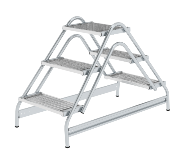 Work platform, 2-sided access, 2x3 steps | © MUNK GmbH