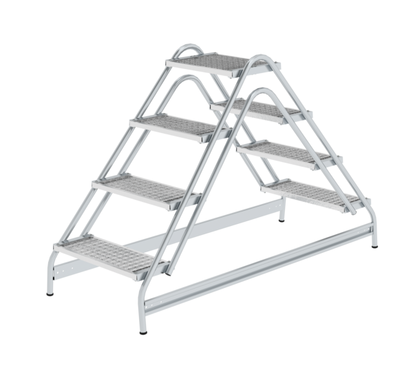 Work platform, 2-sided access, 2x4 steps | © MUNK GmbH