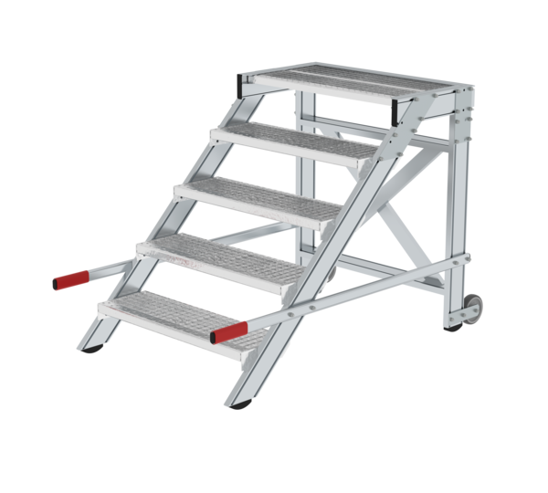 Work platform mobile 800 mm st width, 5 steps | © MUNK GmbH