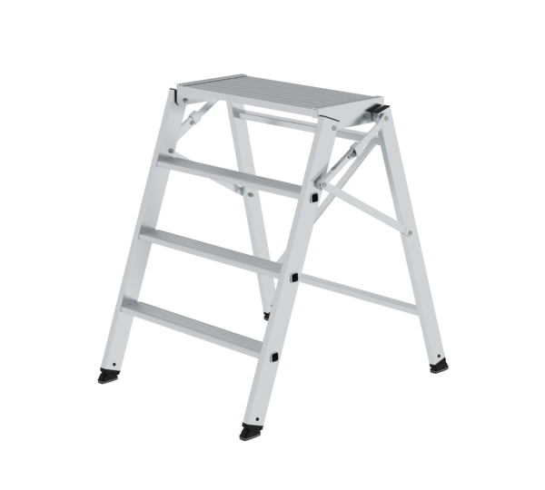 Hinged platform, 1-sided access, 3 steps + platf. | © MUNK GmbH