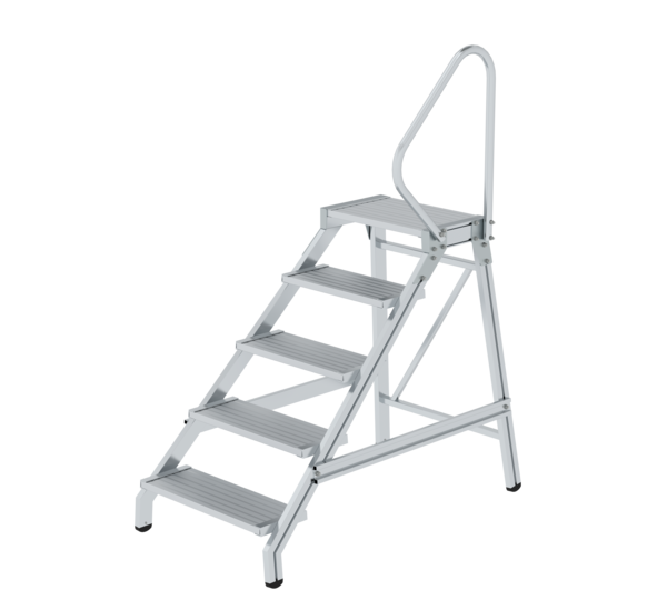 Work stand with handrail, 5 steps | © MUNK GmbH
